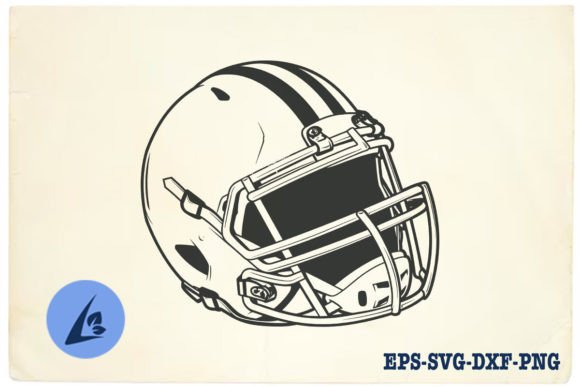 American Football Helmet SVG Clipart 15 Graphics for Crafts