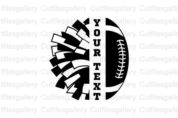 Cheer Mom SVG, Football Mom SVG: Graphics for Crafts Projects