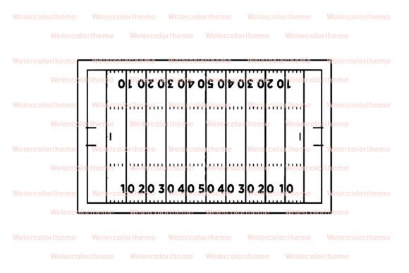 Football Field SVG File