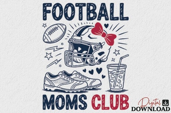 Football Moms Club SVG: Graphics & Crafts Asset Review
