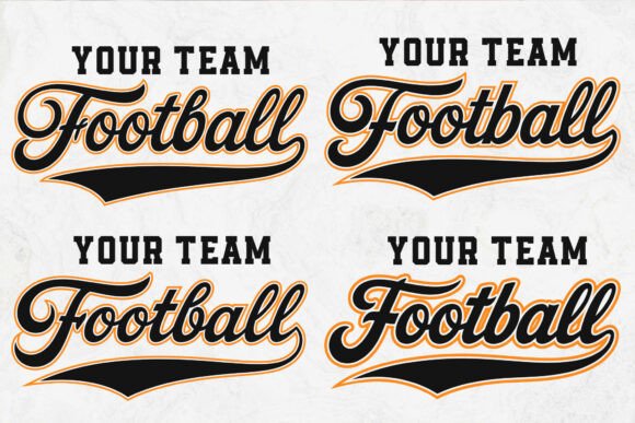 Football Team SVG Template, Fan Shirt: Graphics for Crafts