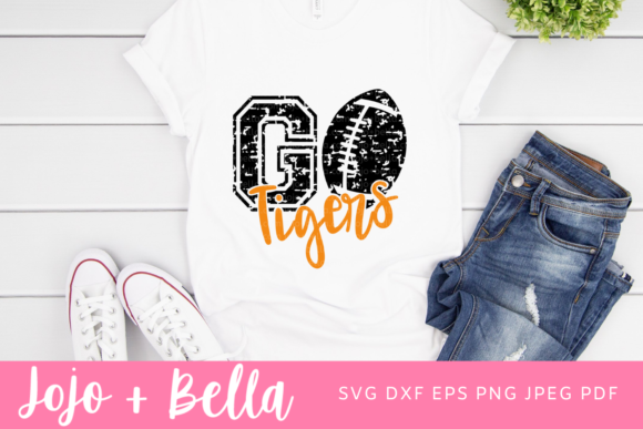 Go Tigers SVG: Football Graphics for Crafts