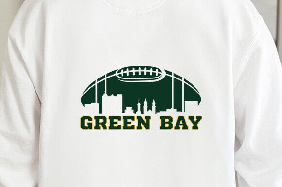 Green Bay Football SVG Graphics for Crafts
