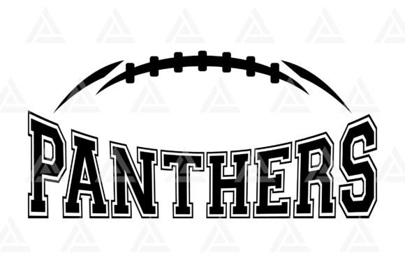 Panthers Football SVG Cut File: Graphics for Crafts & Branding