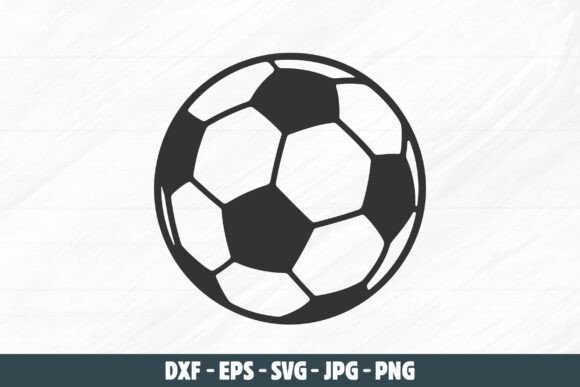 Soccer Ball Icon: Football Graphics for Crafts & Content