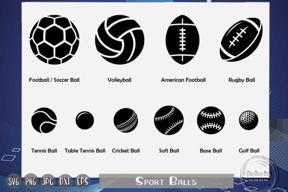 Sports Balls: Football, Rugby, Cricket
