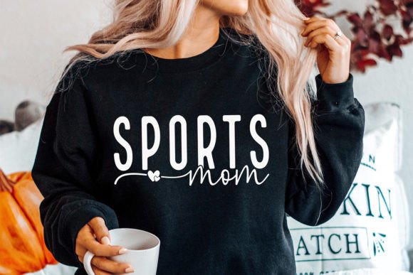 Sports Mom SVG: Football & Baseball Mom