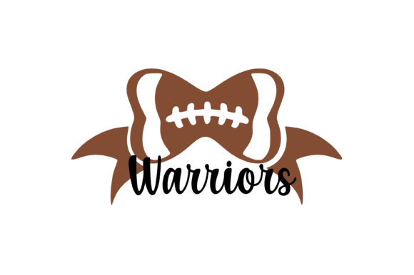 Warriors Football Bow: Graphics & Crafts Asset Review